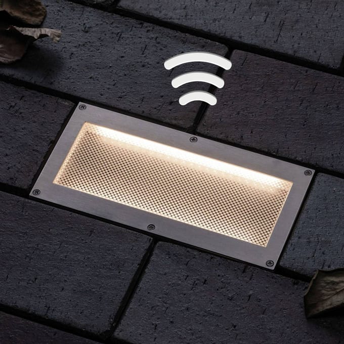 Solar LED-grondinbouwlamp Aron Bewegingsmelder IP67 3000K 40lm Wit