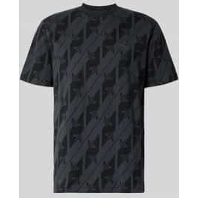 T-shirt van puur katoen model 'MONOGRAMM AOP'