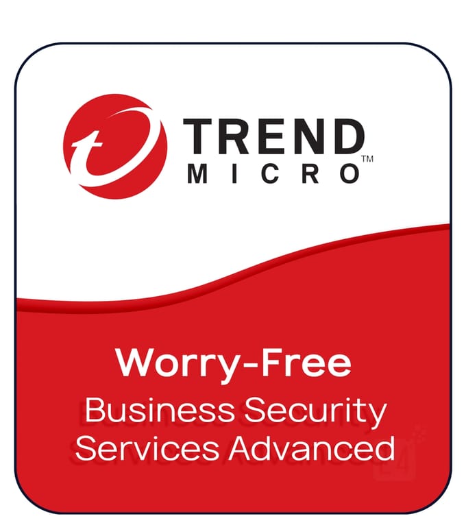 Trend Micro Worry-Free Business Security Services Advanced 1 Jaar 5 Gebruiker(s) Nieuwe Aankoop