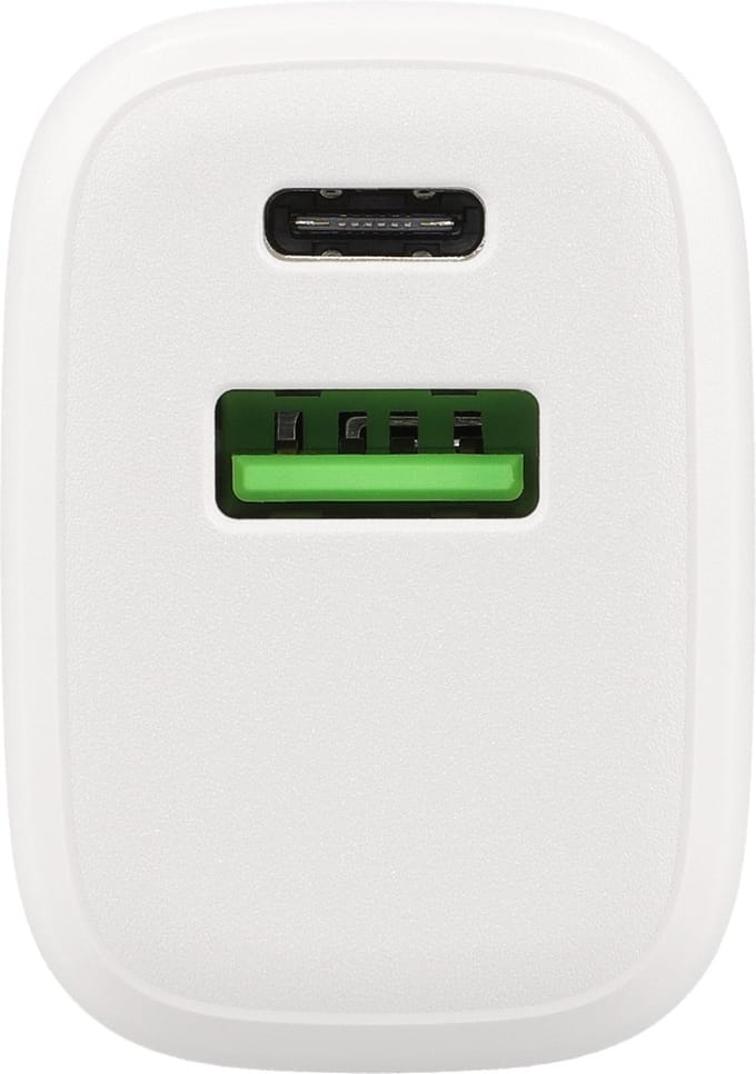 Musthavz Dual USB-A / USB-C Oplader Power Delivery 20W 2.2A - Wit