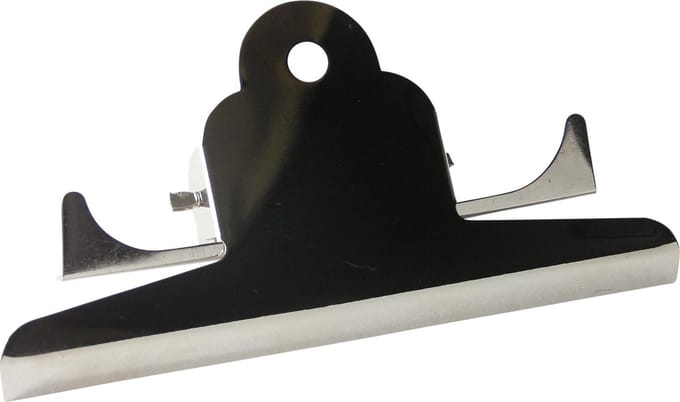 LPC Papierklem Klembordklem - zilver - 145 mm -10 stuks