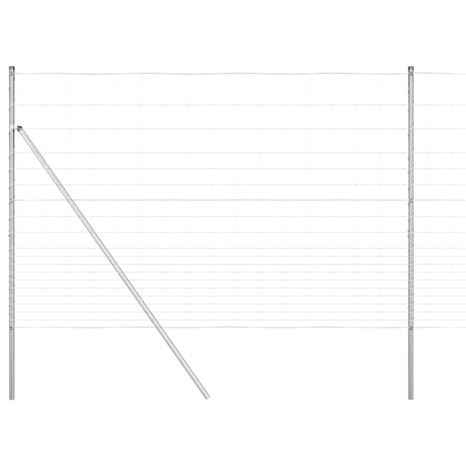 vidaXL - Grond - Fix - Gelast - Draadhek - 25 - x - 1,6 - m - Gegalvaniseerd - staal - Mesh