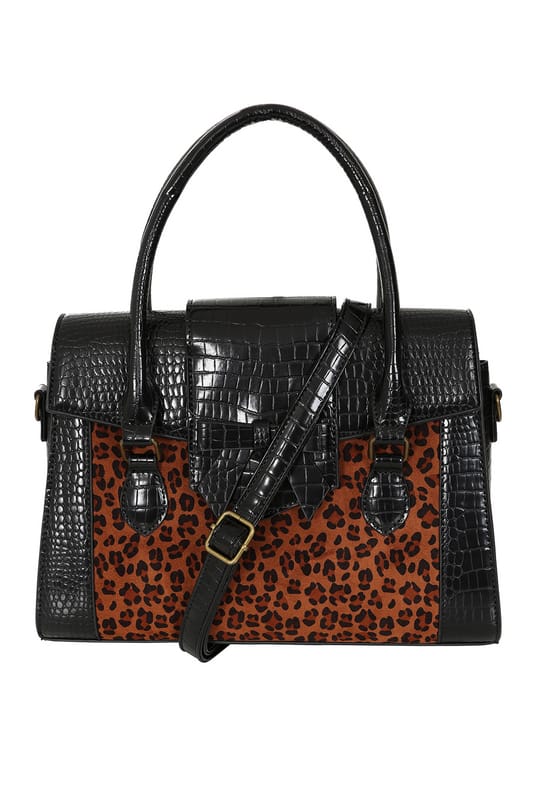 Banned Retro Handtas - Sheena Leopard - voor Vrouwen - luipaard