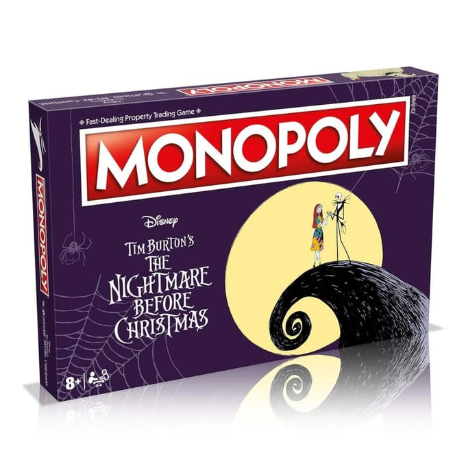 Winning Moves Monopoly The Nightmare Before Christmas Edition Board Game 2024 (English)