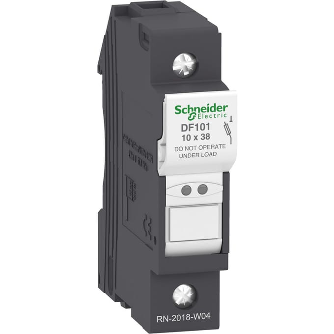 Schneider Electric TeSys DF101 Enkelpolige Zekeringhouder 32A - DF101 [12 Stuks]