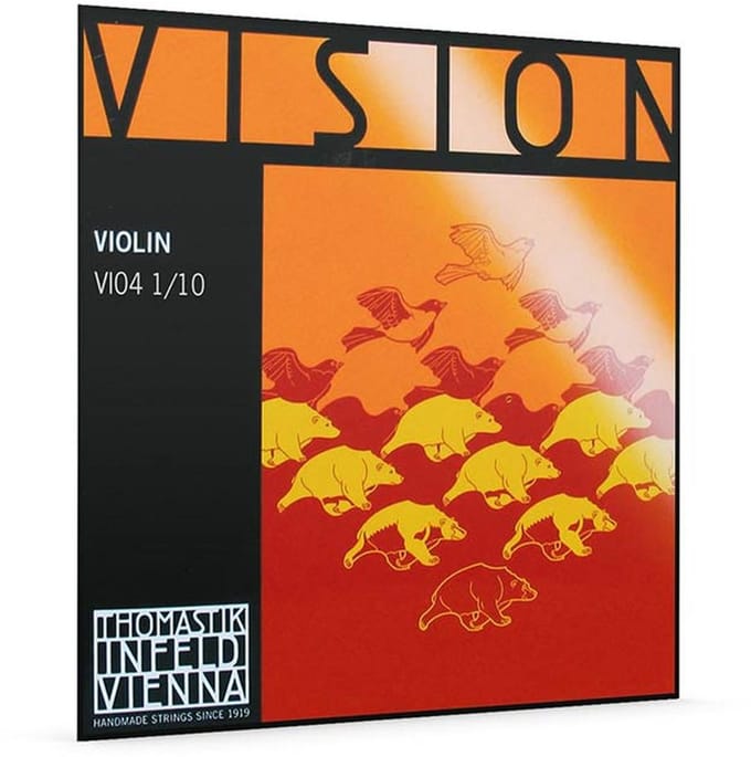 Thomastik Infeld VI-04-10 violin string G-4 1/10, synthetic core,silver wound