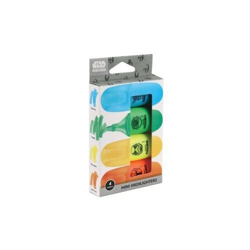 Star wars the mandalorian mini highlighters a 4 stuks