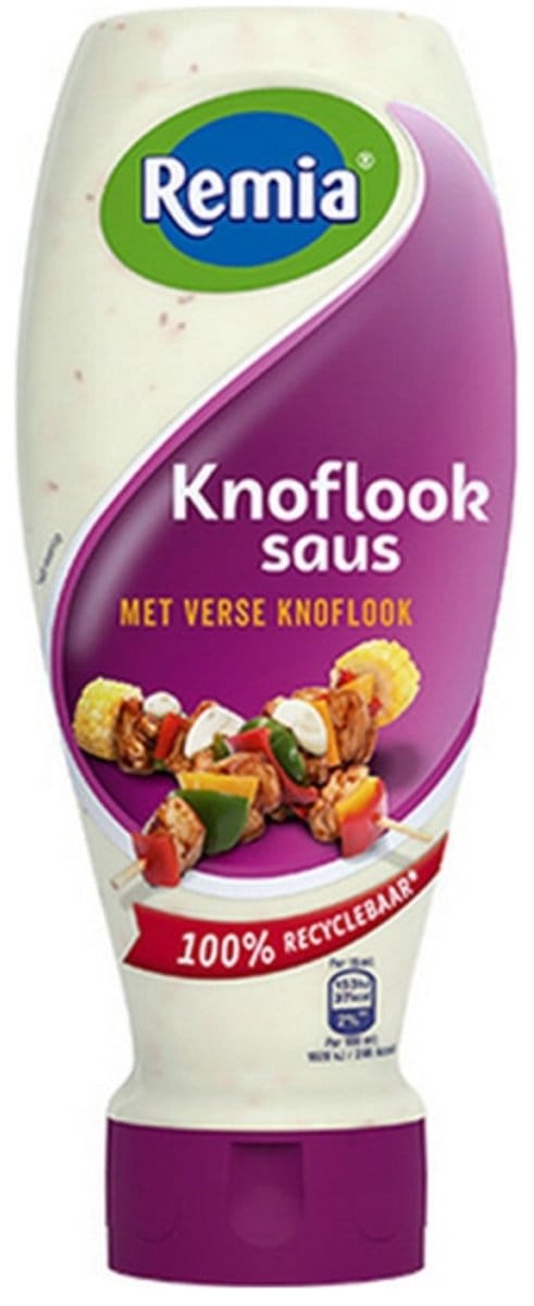 Remia - Knoflooksaus - 6 x 500 ml - Omdoos 6x