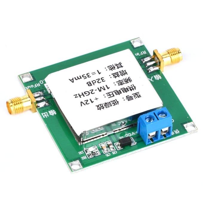Module amplificateur RF large bande à faible bruit DC12V 0,012000MHz gain 32dB