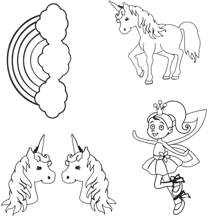 CC CC Krimpfolie Unicorn 10,5×14,5cm dikte 0,3mm Mat transparant