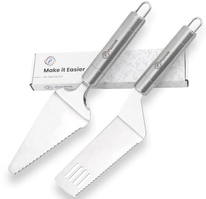 11 inch RVS Snij- en Serveer Set met Spatel en Taartserver