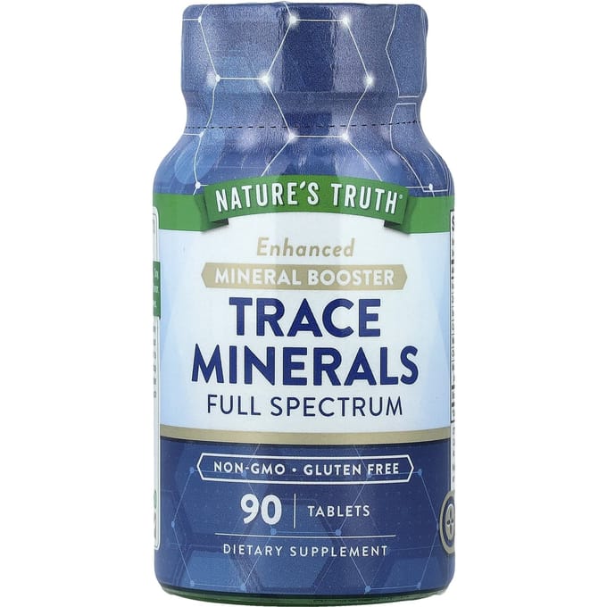 Nature's Truth, Sporenelementen, Volledig Spectrum, 90 Tabletten