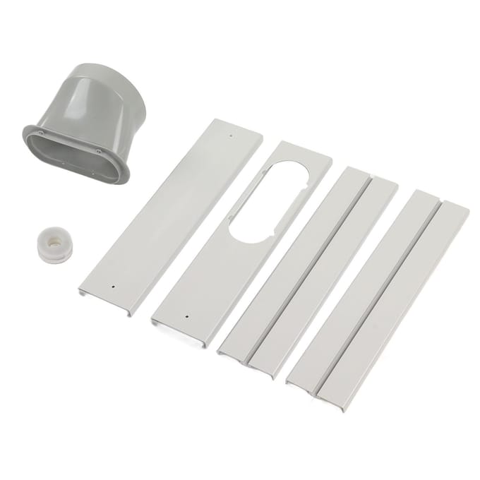 Kit de climatiseur portable pour fenêtre, déflecteur de fenêtre réglable sans couture amélioré pour unité de climatisation de 150 mm