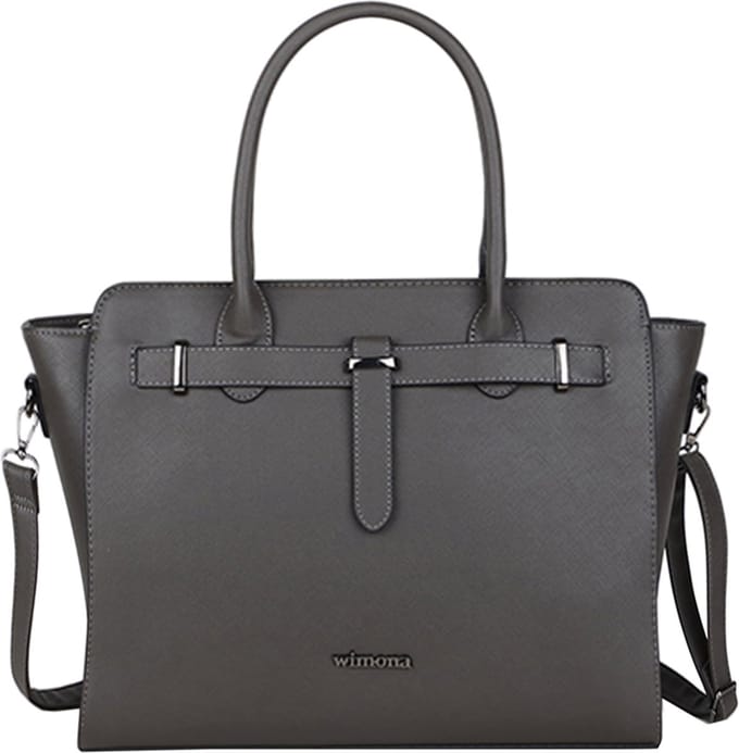 Wimona Sienna Handtas / Laptoptas 15,6 inch - Grijs