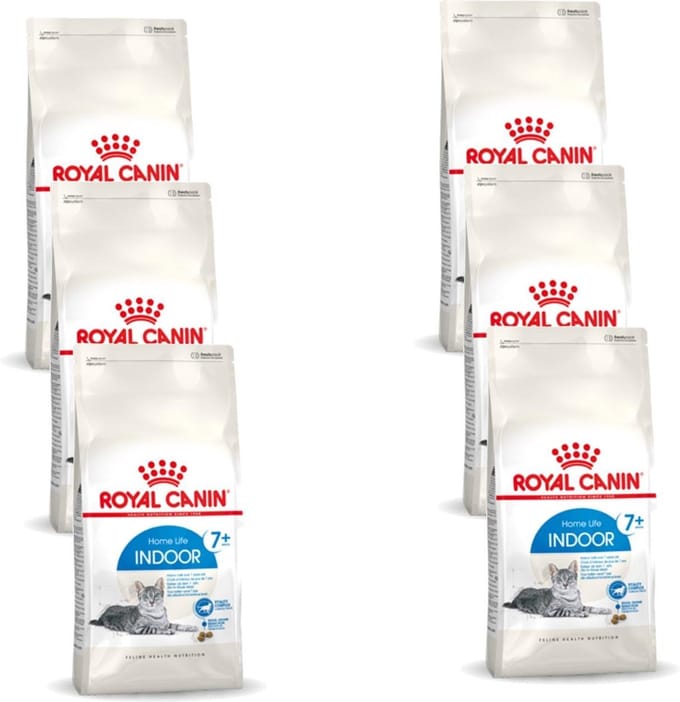 Royal Canin Indoor 7+ - Kattenvoer - 6 x 400 g