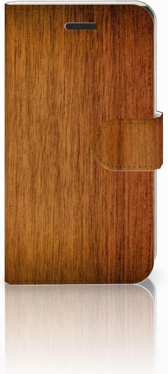 Samsung Galaxy Xcover 3 | Xcover 3 VE Book Style Case Donker Hout
