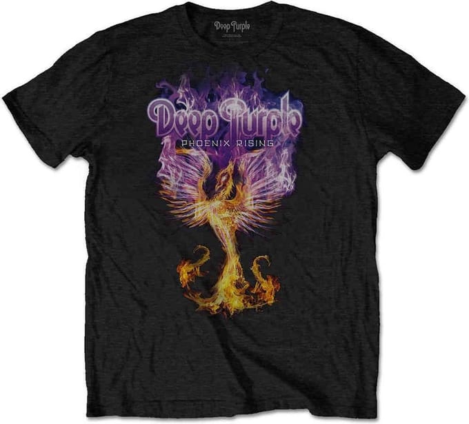 Deep Purple - Phoenix Rising Heren T-shirt - L - Zwart