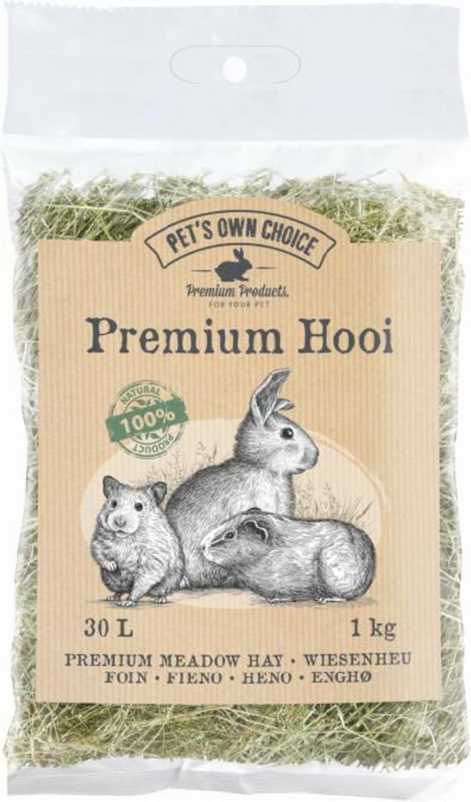 Pet's Own Choice Premium Hooi - Ruwvoer - 1 kg