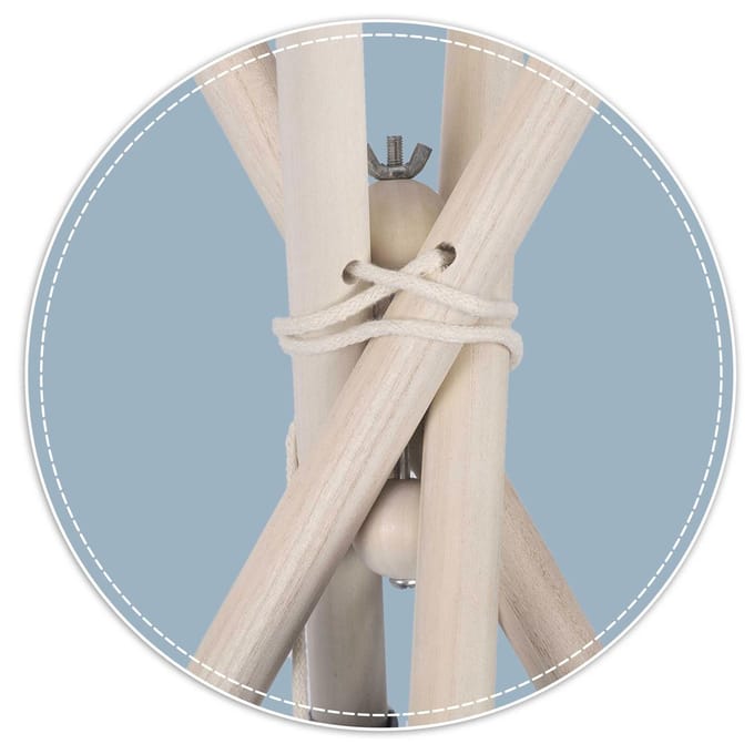 Nukido Houten Stabilisator – Accessoire voor Tipi Tent voor Kinderen