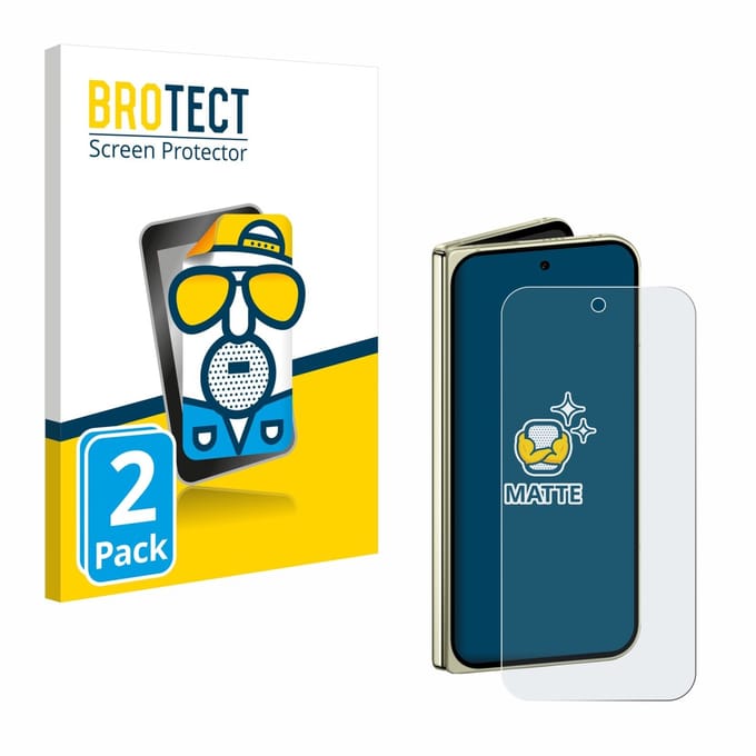BROTECT - Screenprotector voor Google Pixel 10 Pro Fold - Folie Beschermfolie matte 2 Stuks