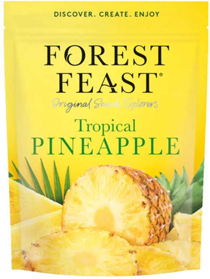 Forest Feast gedroogde ananasschijven, 120 g