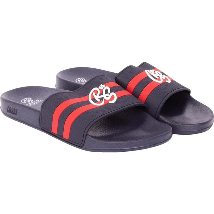 Crosshatch Heren Hamlax Sliders (Marine)