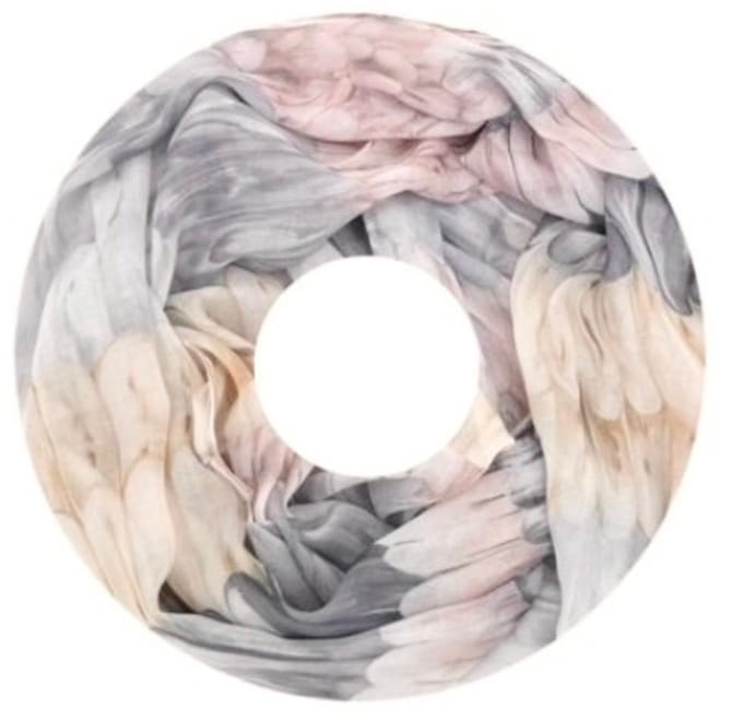 Dunne Colsjaal - Print - (33687#) - Grijs