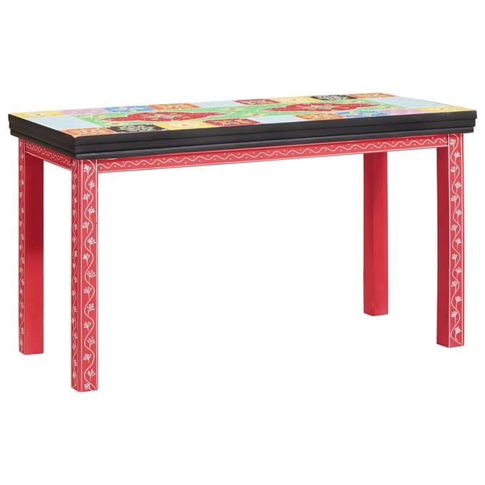 vidaXL - Bijzettafel - 2 - st - Multikleur - 90 - x - 40 - x - 50 - cm