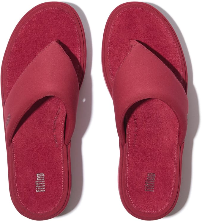 FitFlop FitFlop Platfforms Wedge Toe-Post Sandals ROOD - Maat 42