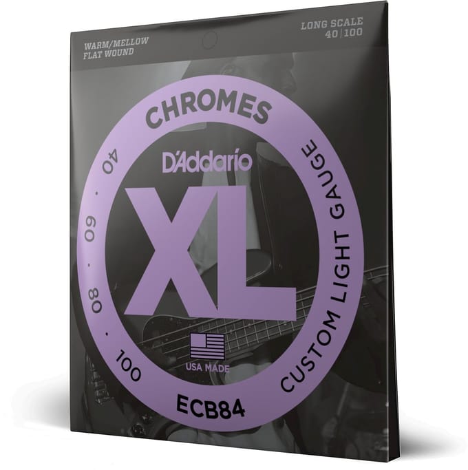D'Addario ECB84 flatwound snarenset voor elektrische basgitaar