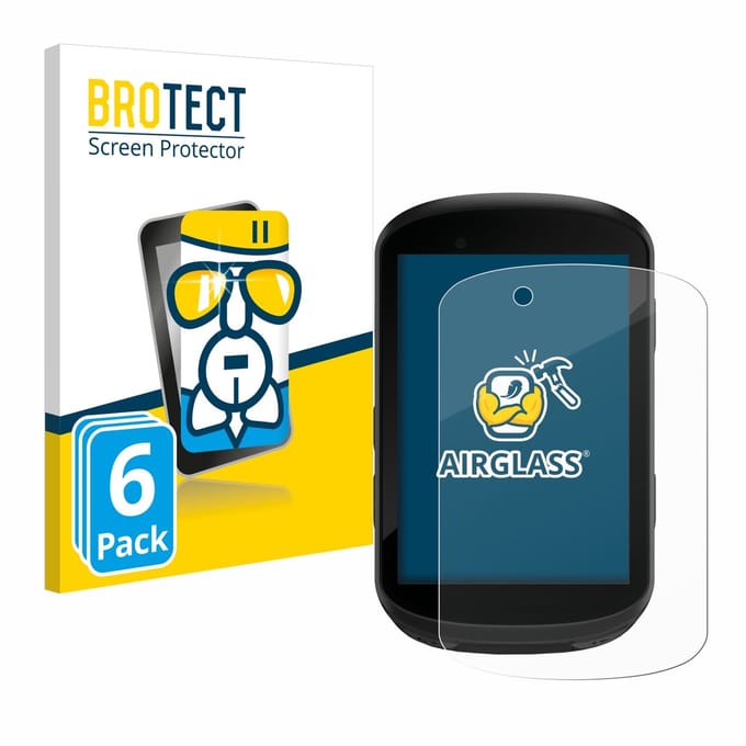 Screenprotector 6 Stuks voor Garmin Edge 530 / Edge 830 Beschermglas transparant