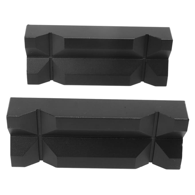 2 Stuks Bankschroefbekken Pads Aluminiumlegering Magnetische Bankschroef Bek Blok Klem Inzetstuk Beschermpad