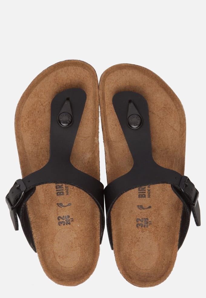 Birkenstock Birkenstock Gizeh zwart Birko-Flor