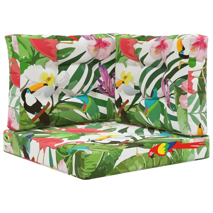 vidaXL - Buitenbankkussen - Polyester - kleurrijk - 60 - x - 60 - cm