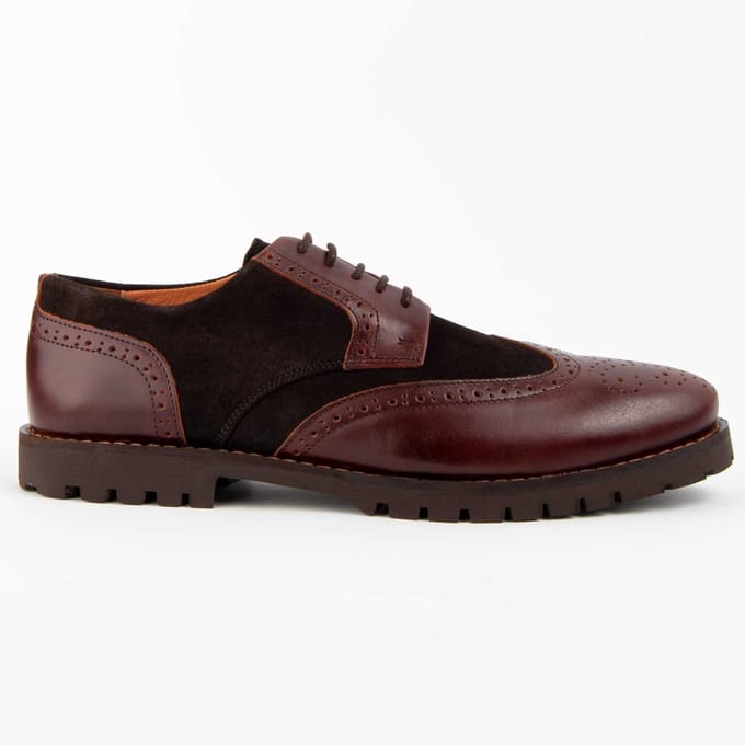 Zapato De Piel Para Hombre. Purapiel Herac 102762 45 bruin