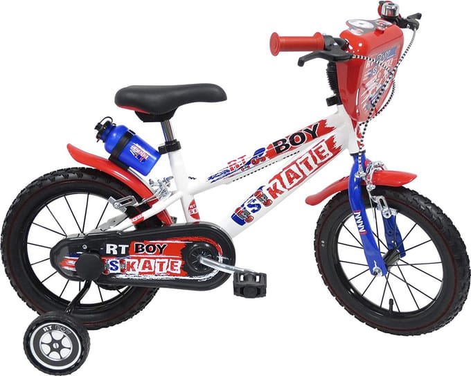 16"Skate stalen frame & vork opblaasbare MTB banden 2 remklauw remmen Nylon lagers''