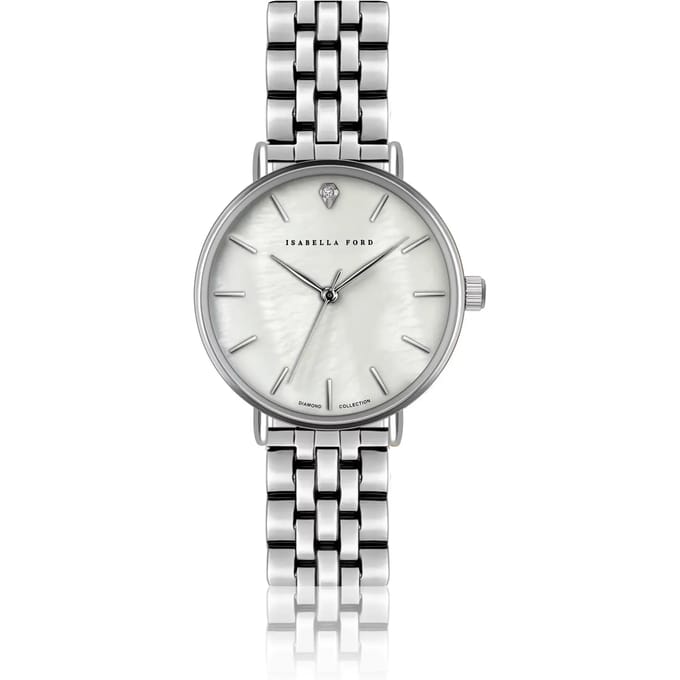 Zilveren horloge voor dames Isabella Ford Kendra