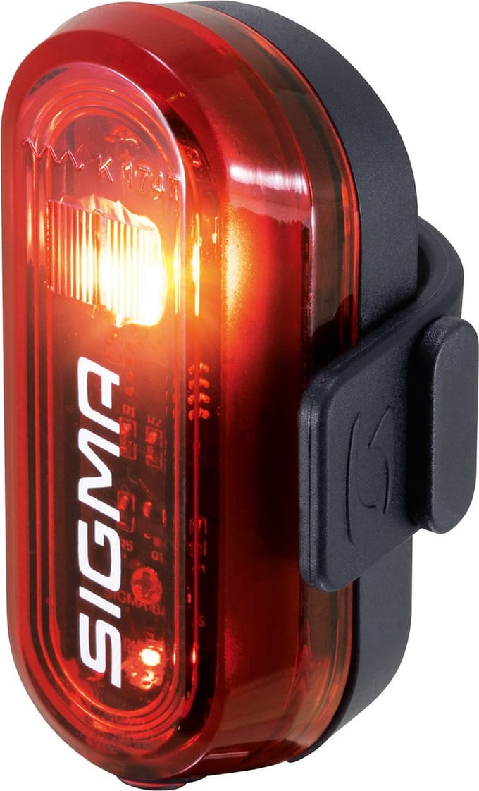 Sigma CURVE Led Achterlicht -  inclusief batterijen