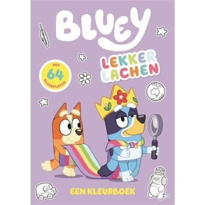 BLUEY - Lekker Lachen kleurboek Kleurboeken