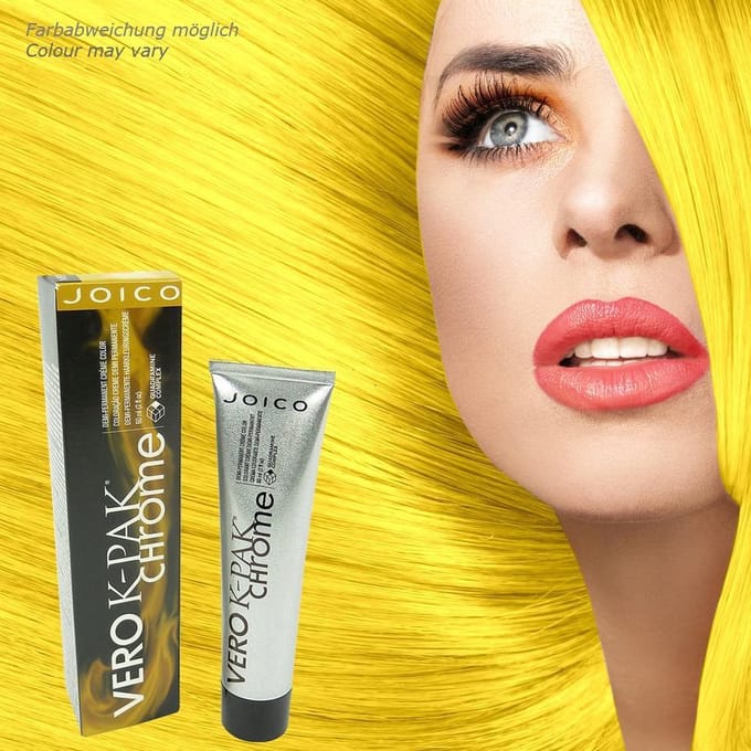 Joico Vero K-PAK Chrome Demi Permanent RY Really Yellow Haarkleur - 2x60ml