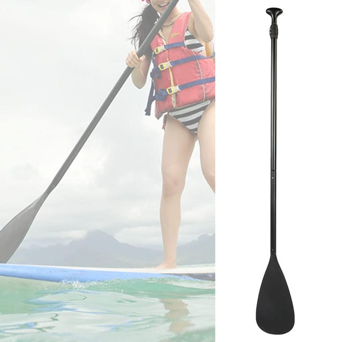Afneembare SUP Zwarte Uitschuifbare Peddel Riem Stand Up Paddle Board voor Surfen Boot Kajak white