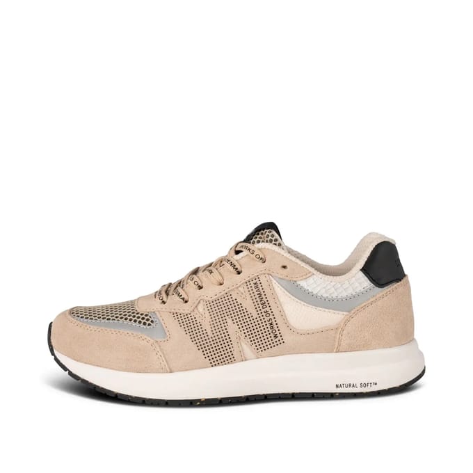 Woden Rigmor Sneakers beige Leer - Maat 36
