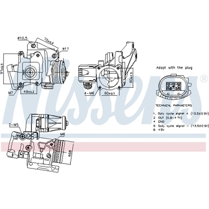 EGR-klep NISSENS 98387