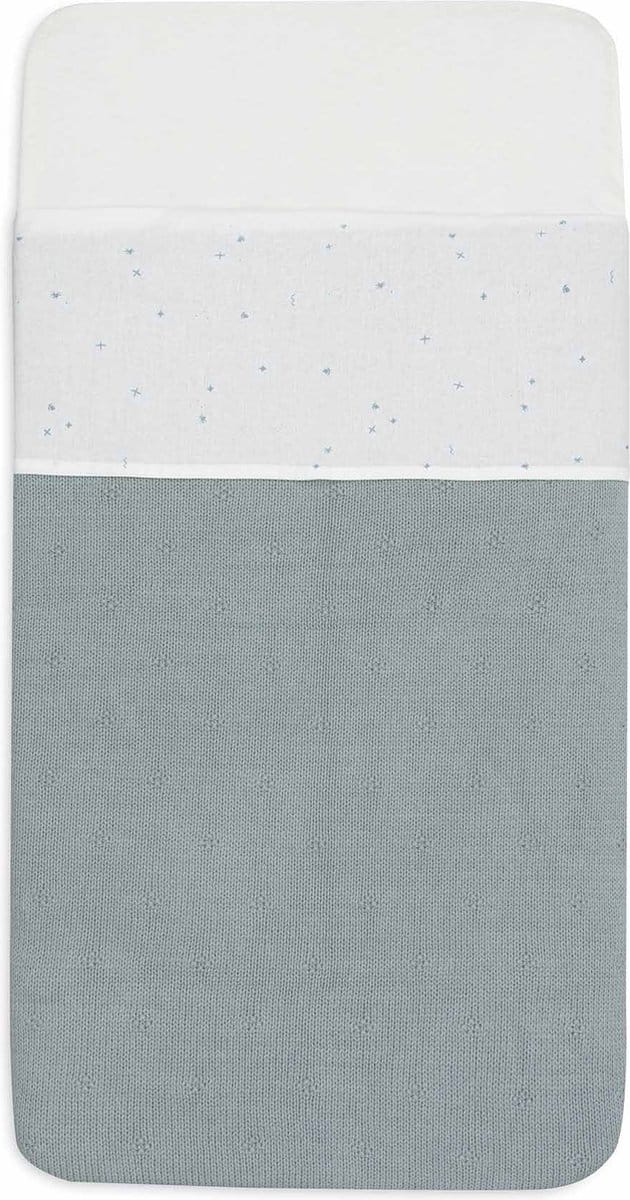 Jollein Laken Wieg 75x100cm Twinkling Sea Green.