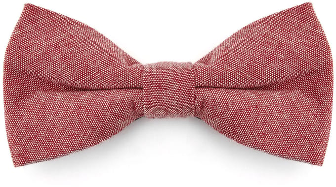 Roze Katoenen Vlinderdas