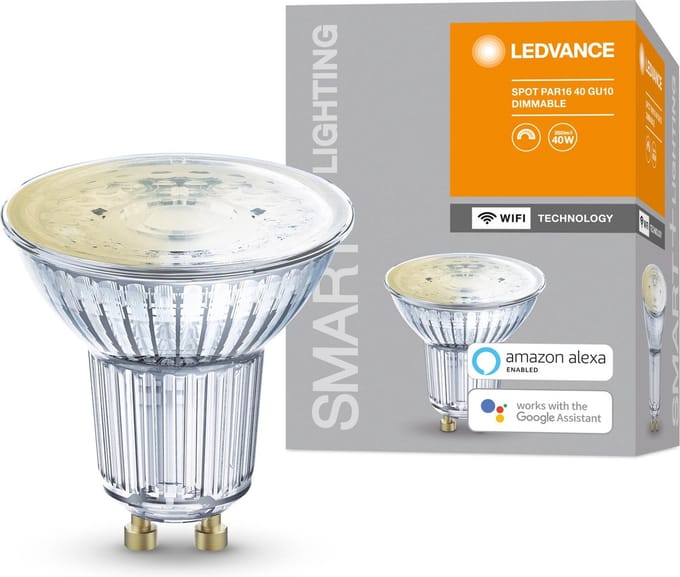 LEDVANCE LED reflectorlamp - Lampvoet: GU1- Warm wit - 27- K - 5 W - SMART+ WiFi SPOT GU1- Dimmable