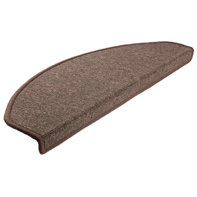 vidaXL - Trapmatten - 20 - st - 65x24x4 - cm - Koffiebruin - Halfrond - Groot