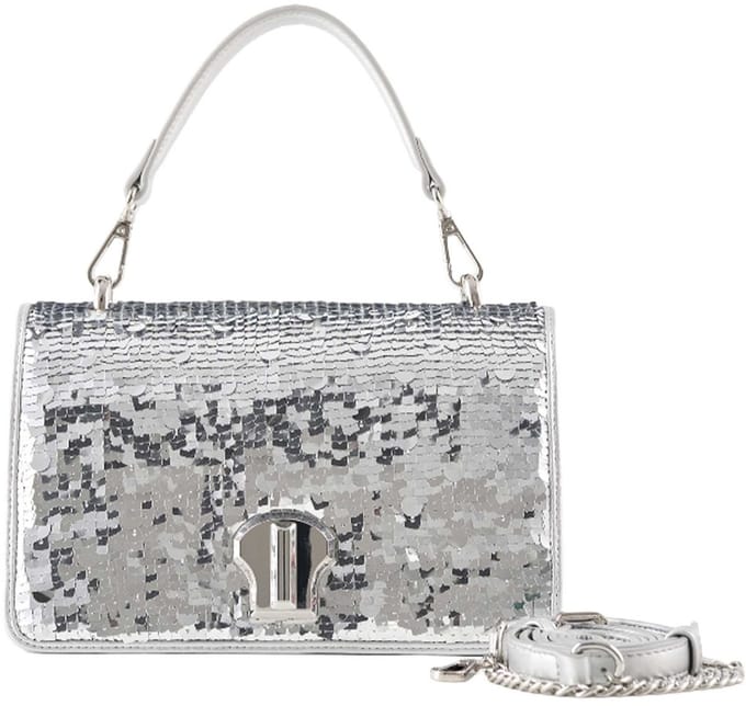Seidenfelt Seljord - Handtasche 23.5 cm (silver)