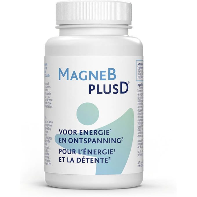 MagneBplusD® | Complete magnesiumformule Energie & Ontspanning Magnesium, Vitamine D en Vitamines B 60 Tabletten