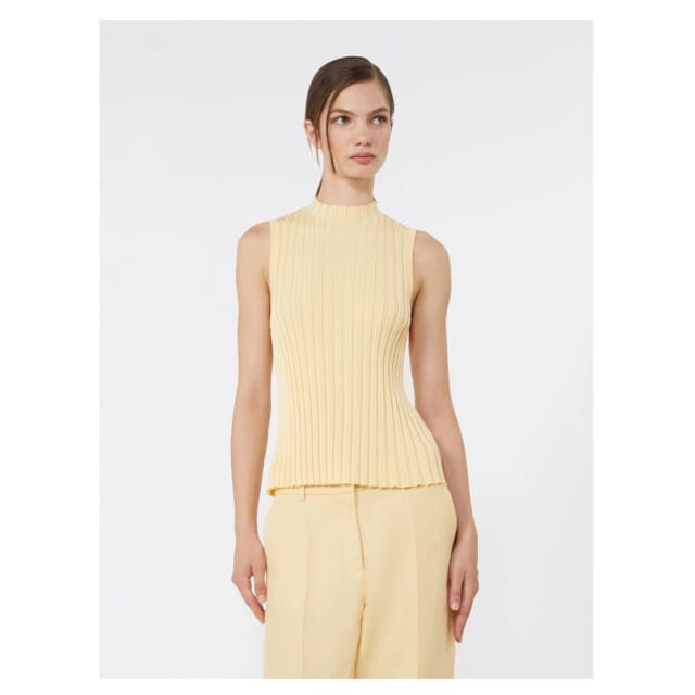 Max Mara Weekend Wkdbautta Tops Lichtgeel 2615361022600